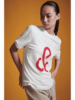 dash and dot - White and Printed T-Shirt