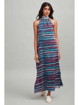 dash and dot - Multi-Color Chevron Maxi Dress