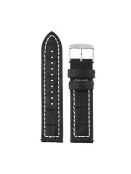 Titan - 22 mm(2.2cm) Black Genuine Leather Strap for Men Nf103035022Sq-P