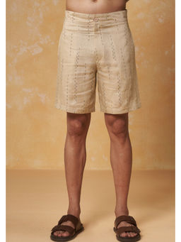 Muvazo - Dashline Slub Stripes Shorts