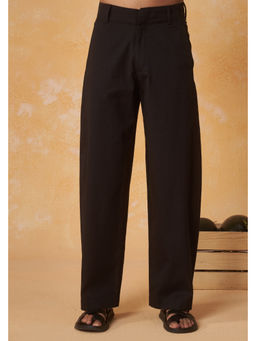Muvazo - Aeris Black Cotton Pants