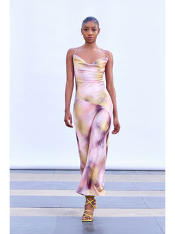 Cover Story - Pink Tie and Dye Maxi Dress