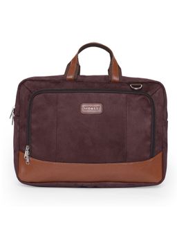 MBOSS - Faux Leather 15.6 Inch Laptop Messenger Bag