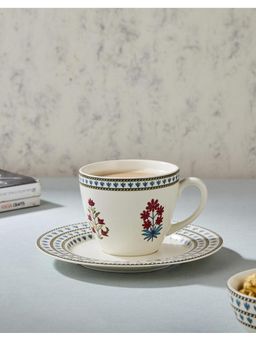 Fabindia - Ramya Ceramic Decaled Cup & Saucer