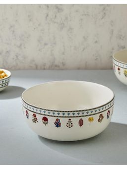 Fabindia - Ramya Ceramic Decaled Serving Bowl