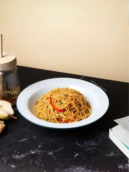 Smokey Cocktail - Pasta Plates - Round White (Pack of 2)