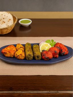 Smokey Cocktail - Stoneware Long Flat Platter - Black