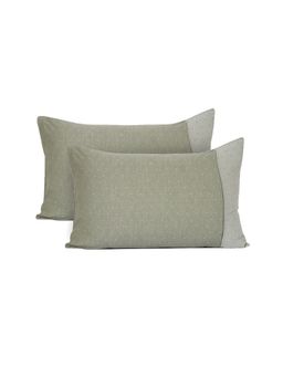 Maspar - 2-Piece Solid Standard 100% Cotton Pillow Covers for Bed Decor