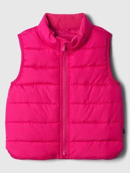 GAP - Boys Pink Solid Puffer Jacket