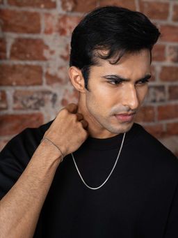 Shaya by CaratLane - Paradox 925 Silver Mens Bracelet