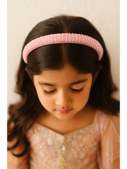 Choko - Pink Pearl Beaded Hairband for Girls