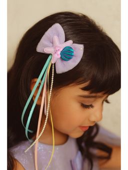 Choko - Lavender Pastel Bow Alligator Hair Clip for Girls