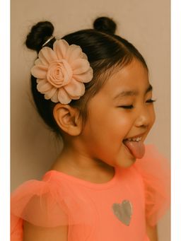 Choko - Soft Pink Rose Hair Clip for Girls