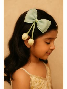 Choko - Blue Bow Hair Clip for Girls