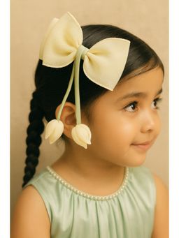 Choko - Cream Bow Hair Clip for Girls