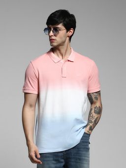 Jack & Jones - Men Multi-Color Ombre Polo T-Shirt