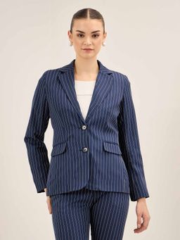 SALT Attire - Blue Striped Blazer