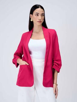 SALT Attire - Pink Solid Blazer