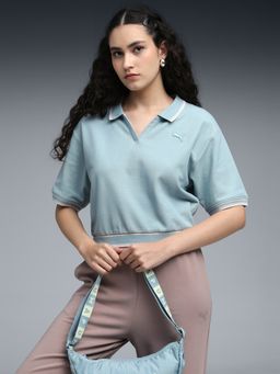 Puma - Wardrobe Essentials Women's Boxy Fit Crop Polo