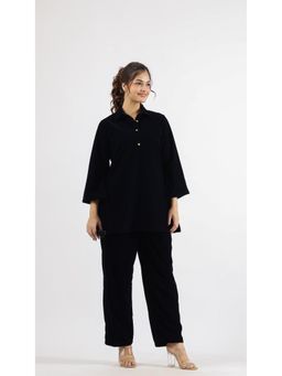 Gahan - Women Solid Winter Wear Co-Ord Set - Blue