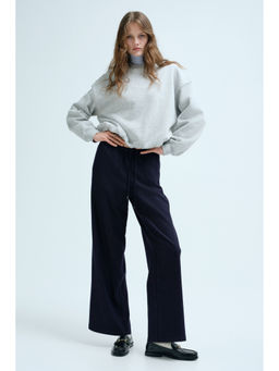 H&M - Women Blue Drawstring Pant