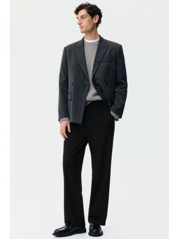 H&M - Men Black Relaxed Fit Trouser