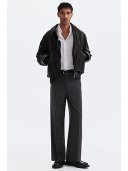 H&M - Men Grey Relaxed Fit Trouser