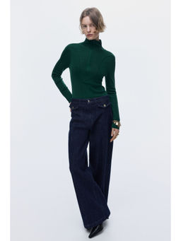 H&M - Women Green High Neck Top