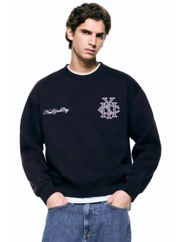 H&M - Men Multi-Color Loose Fit Printed Sweatshirt