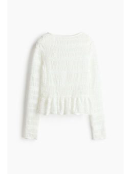 H&M - Women White Smocked Top