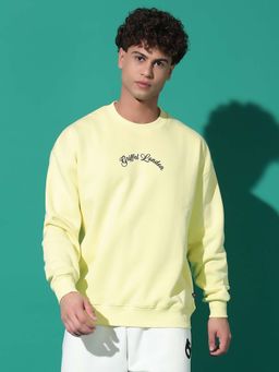 Griffel - Bear Family Oversized Yellow Sweatshirt