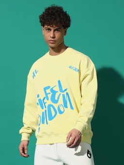 Griffel - Side London Oversized Yellow Sweatshirt