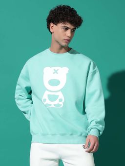 Griffel - Teddy 2.0 Regular Fit Sea Green Sweatshirt