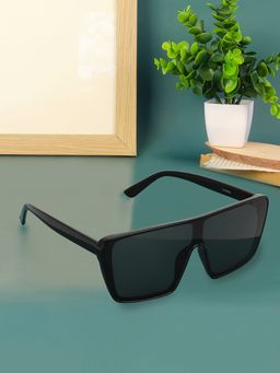 Carlton London - Premium Black Toned UV Protected Lens Shield Sunglass for Men (141)