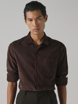 Mufti - Rich Chocolate Brown Men Shirt