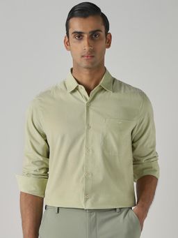 Mufti - Light Sage Green Men Shirt