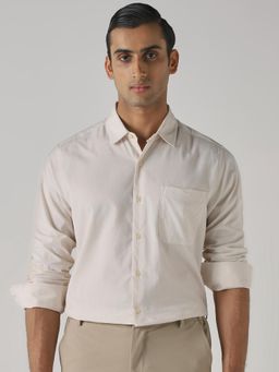 Mufti - Off White Men Shirt