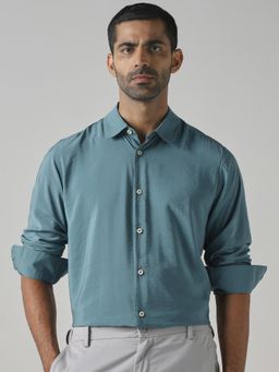 Mufti - Muted Teal Men Shirt