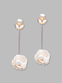 Globus - Rose Gold Plated Geometric Drop Earring-3619429001