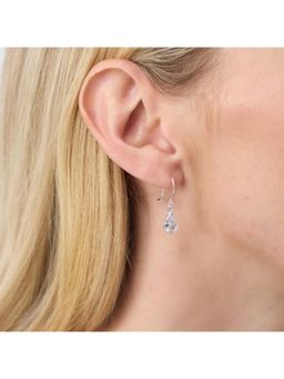 Accessorize London - Women's 925 Sterling Silver Stone Teardrop Earrings