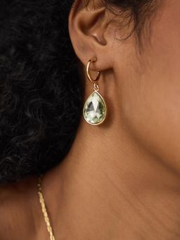 Accessorize London - Women's Gemstone Drop Earrings