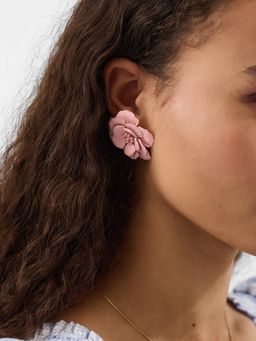Accessorize London - Women's Flower Drop Earrings
