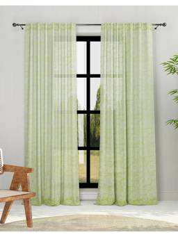 Fabindia - Krisha Cotton Woven Cutwork Door Curtain