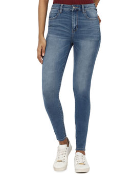American Eagle - Women Blue Super High Rise Jegging