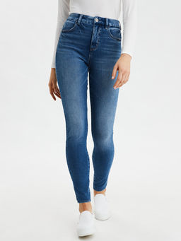 American Eagle - Women Blue High Rise Curvy Jegging