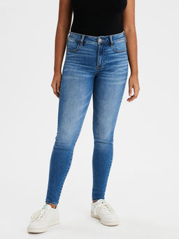 American Eagle - Women Blue High Rise Jegging