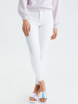 American Eagle - Women White High Rise Jegging
