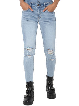 American Eagle - Blue Solid Jeans