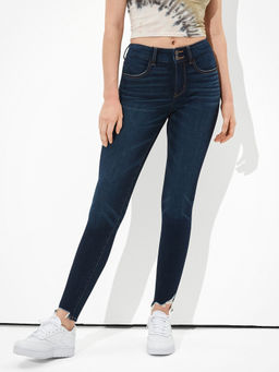 American Eagle - Women Blue High Rise Jegging