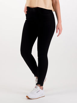 American Eagle - Women Black Super High Rise Crop Jegging